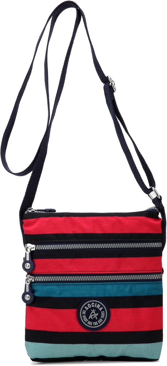 Crossbody Purses for Women Lightweight Small Travel Bag Shoulder Purses and Handbags with Multi Zipper Pockets