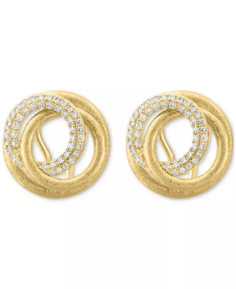 EFFYÂ® Diamond Spiral Statement Earrings (3/8 Ct. T.W.) in 14K Gold