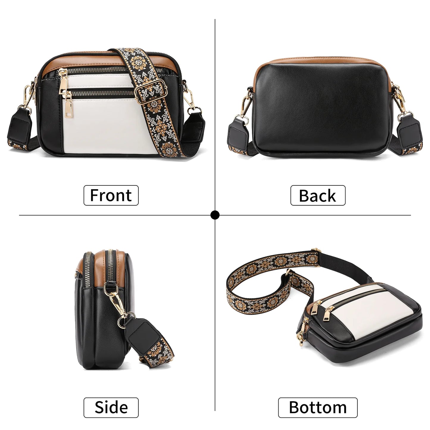 Cross Body Purses for Women Crossbody Bag, Small Crossbody Purses Leather Cross Body Bags Trendy Shoulder Handbags