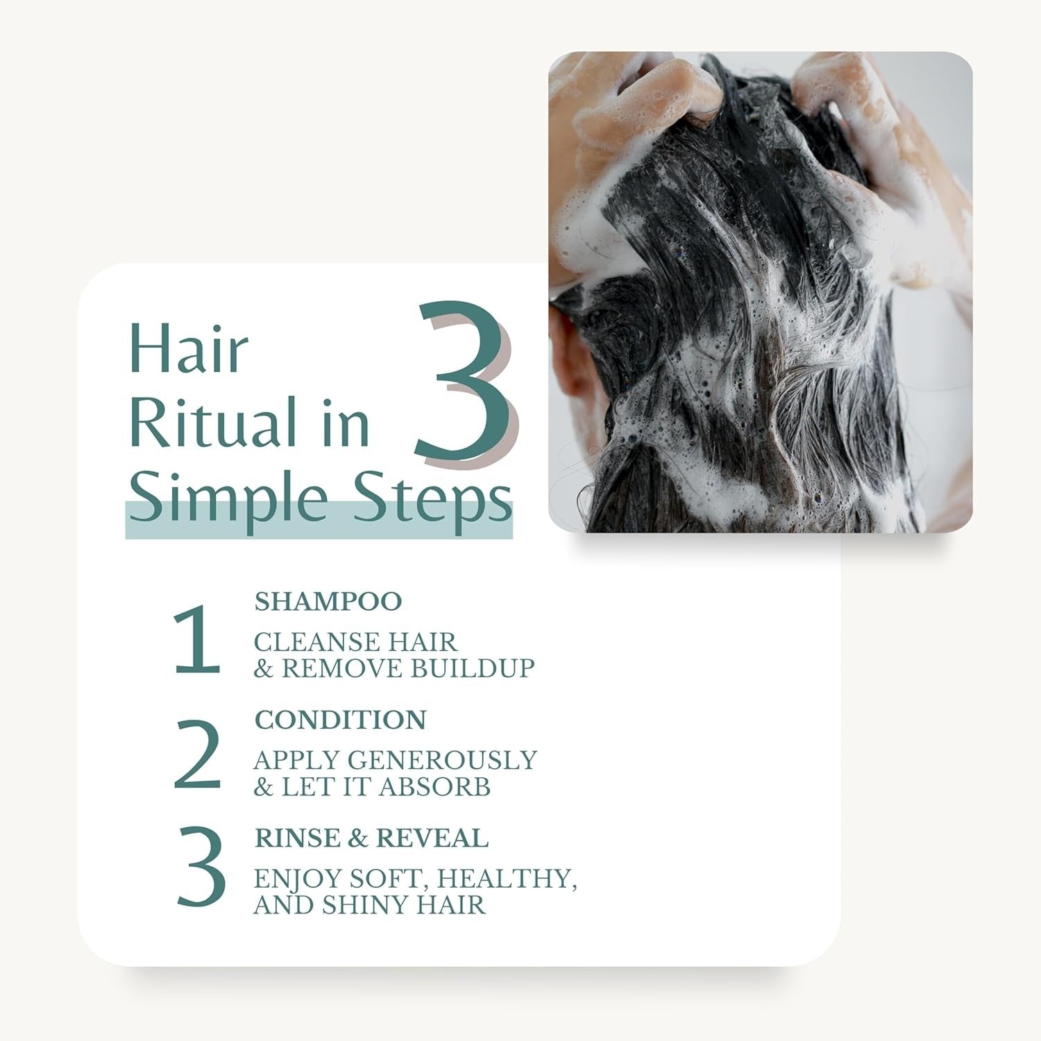 Rosemary Oil Shampoo & Conditioner Set with Biotin for Thinning Hair & Anti-Hair