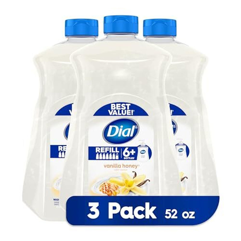 Dial Antibacterial Liquid Hand Soap Refill, Spring Assorted Scents , Sizes