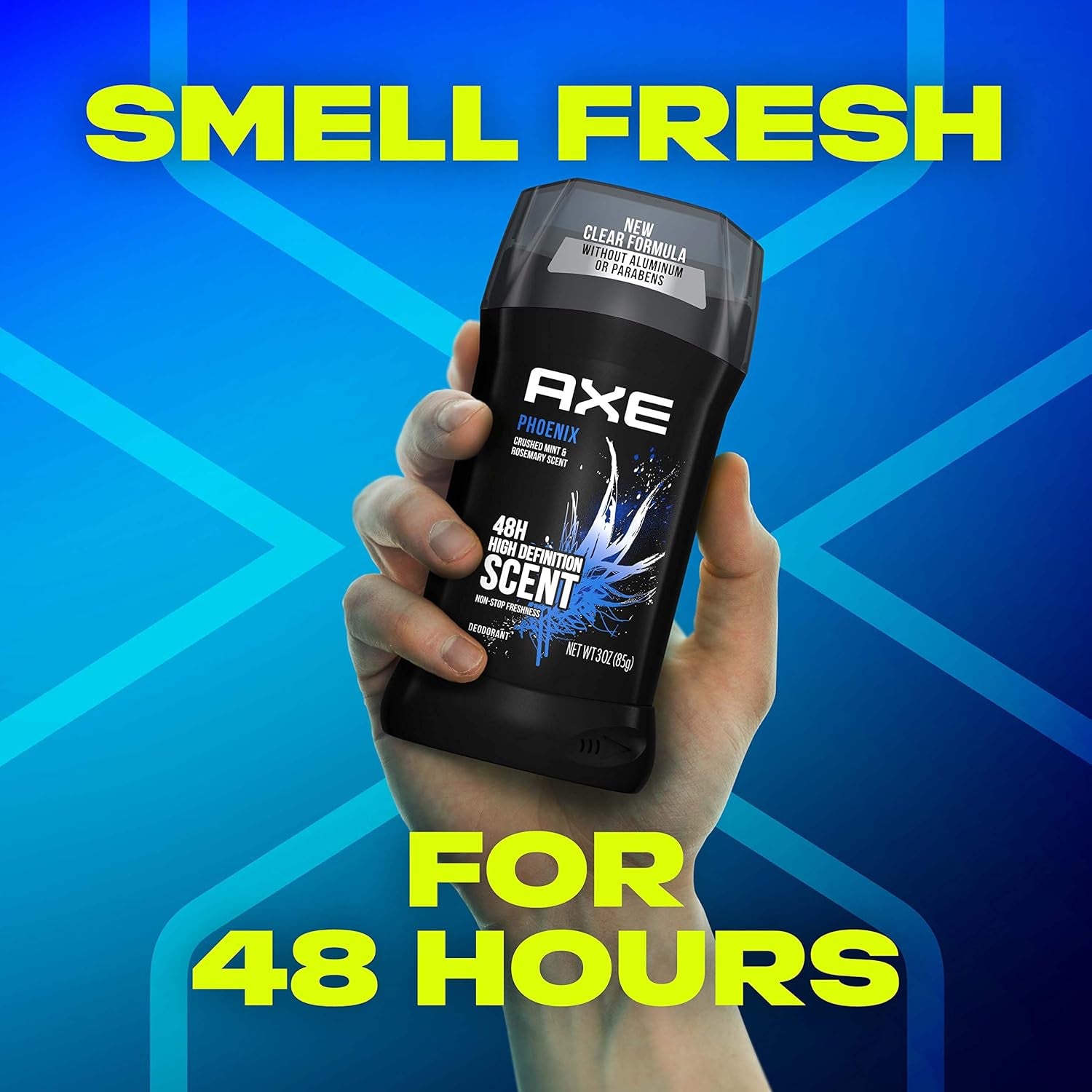 Dual Action Deodorant Stick for Long Lasting Odor Protection Phoenix Crushed Mint & Rosemary Mens Formulated without Aluminum 3 Oz