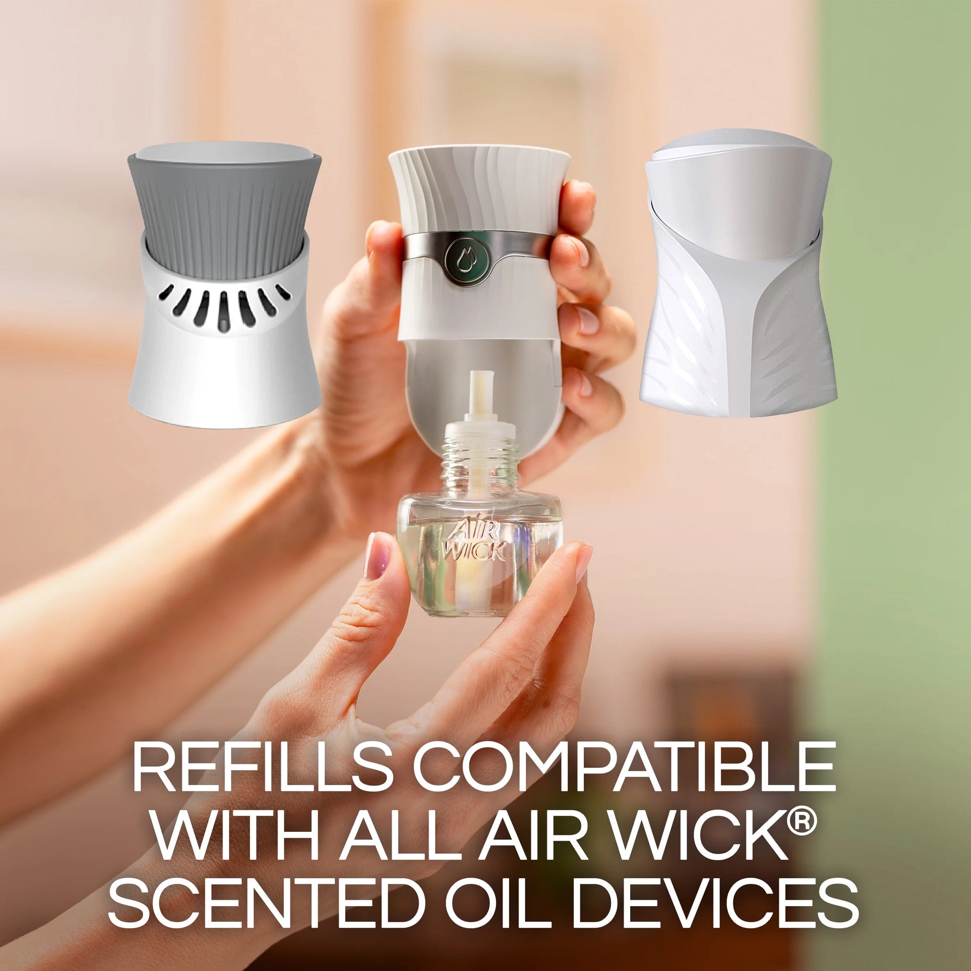 (2 Pack)  Advanced Plug-In Scented Oil Air Freshener Warmer Device, 1 Count
