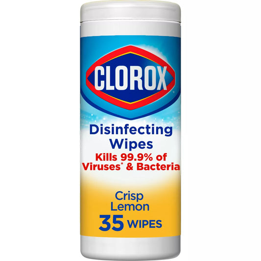Clorox Crisp Lemon Disinfecting Wipes Bleach Free Cleaning Wipes