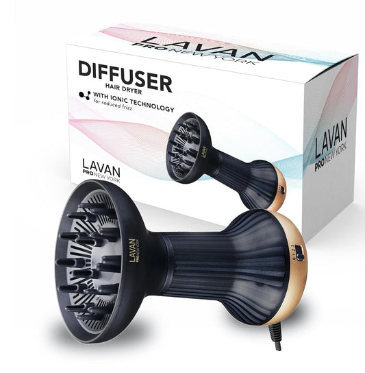Diffuser Hair Dryer for Curly Hair – Ionic Technology Hair Dryer with Adjustable