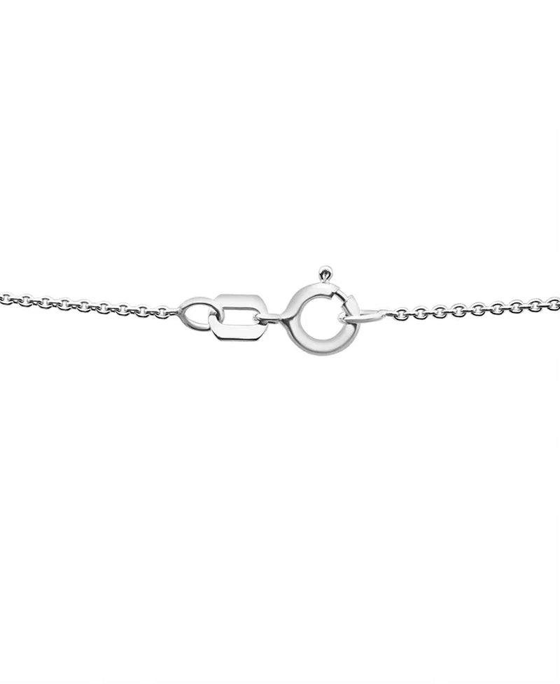 Diamond Butterfly 18" Pendant Necklace (1/10 Ct. T.W.) in Sterling Silver, Created for