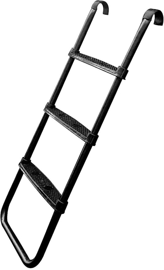 Trampoline Ladder, Universal Trampoline Ladder Accessories 3-Step Ladder Skid-Proof Wide Step Easy Assembly