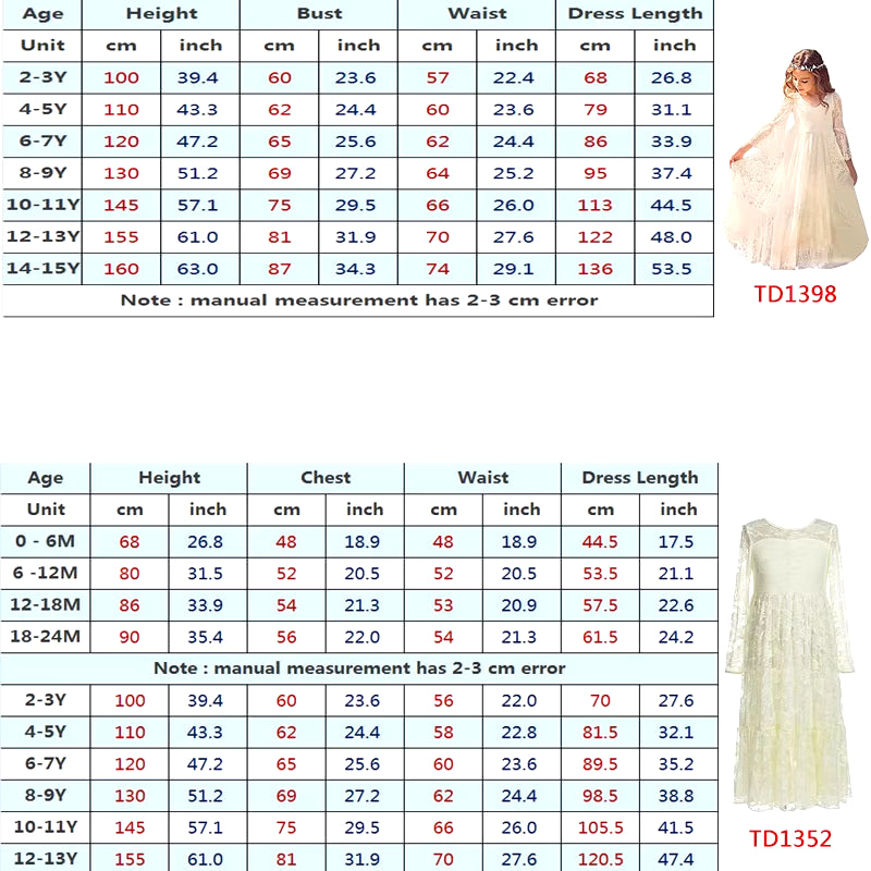 White Lace Dress Girls Flare Full Sleeve Girl Princess Dress Girl Wedding Dress Fancy Party Pageant Formal Dress