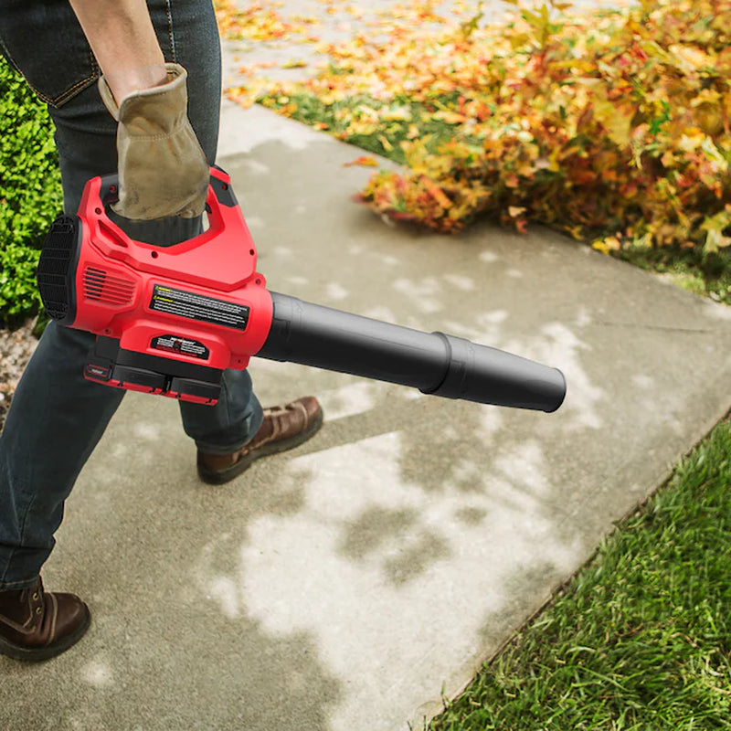 24-Volt 450-CFM 130-MPH Battery Handheld Leaf Blower 2 Ah