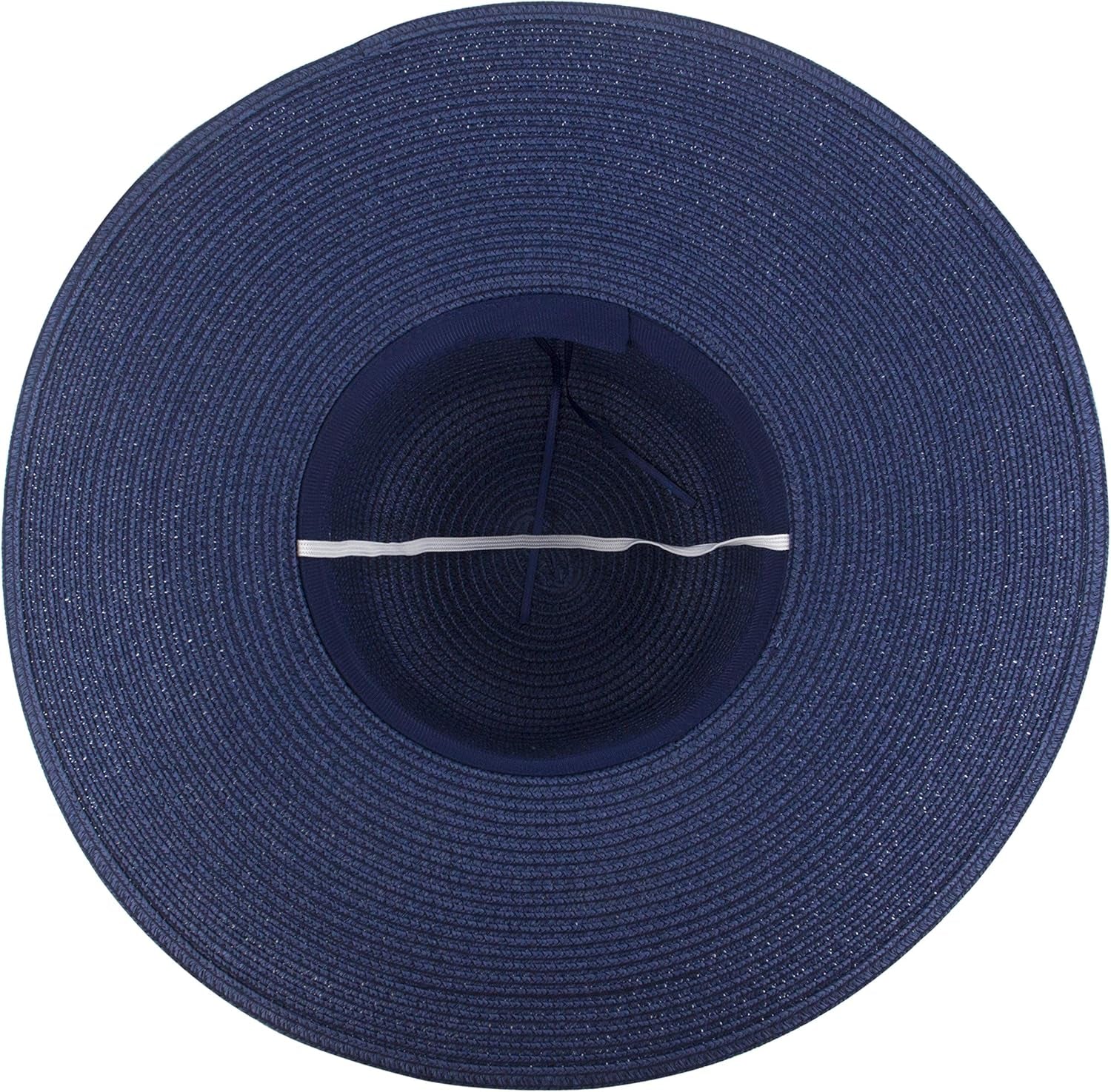 Womens Wide Brim Straw Sun Hat Floppy Foldable Roll up Cap UPF 50+ Summer Beach Hats