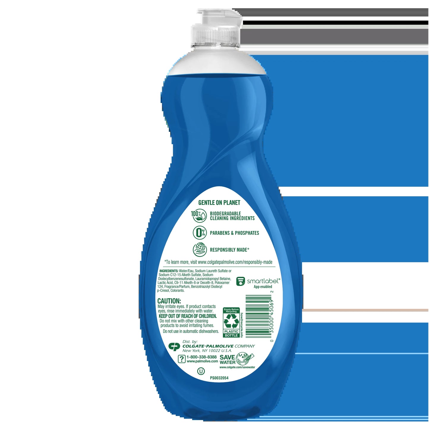 Ultra Liquid Dish Soap, Oxy Power Degreaser, 32.5 Fluid Ounce Bottle, 4 Pack