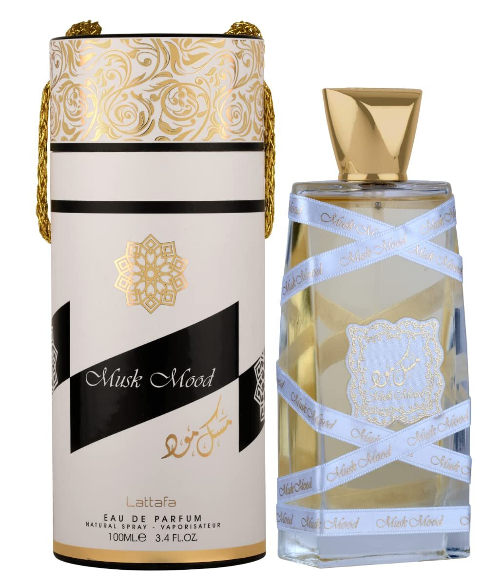 Musk Mood Eau De Parfum 3.4 Fl Oz Unisex White Musk Fragrance for Daily Use