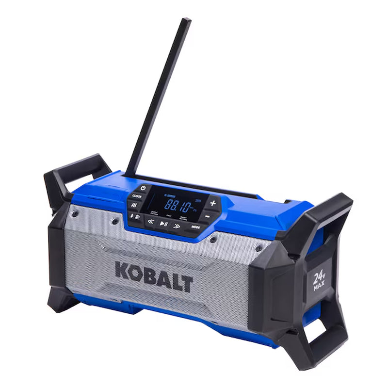 24-Volt Water Resistant Cordless Bluetooth Jobsite Radio