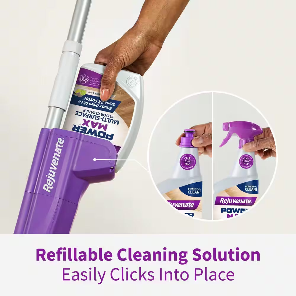 Click N Clean Multi-Surface Powermax Microfiber Spray Mop