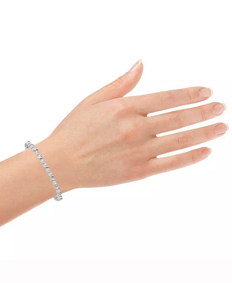 Diamond Bracelet (1/2 Ct. T.W.) in Sterling Silver or Gold-Plated Sterling Silver
