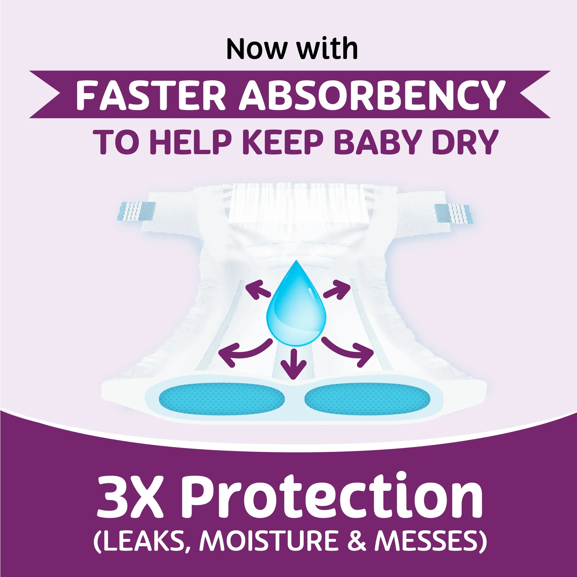 Dry & Gentle Diapers Size 3, 126 Count (Select for More Options)