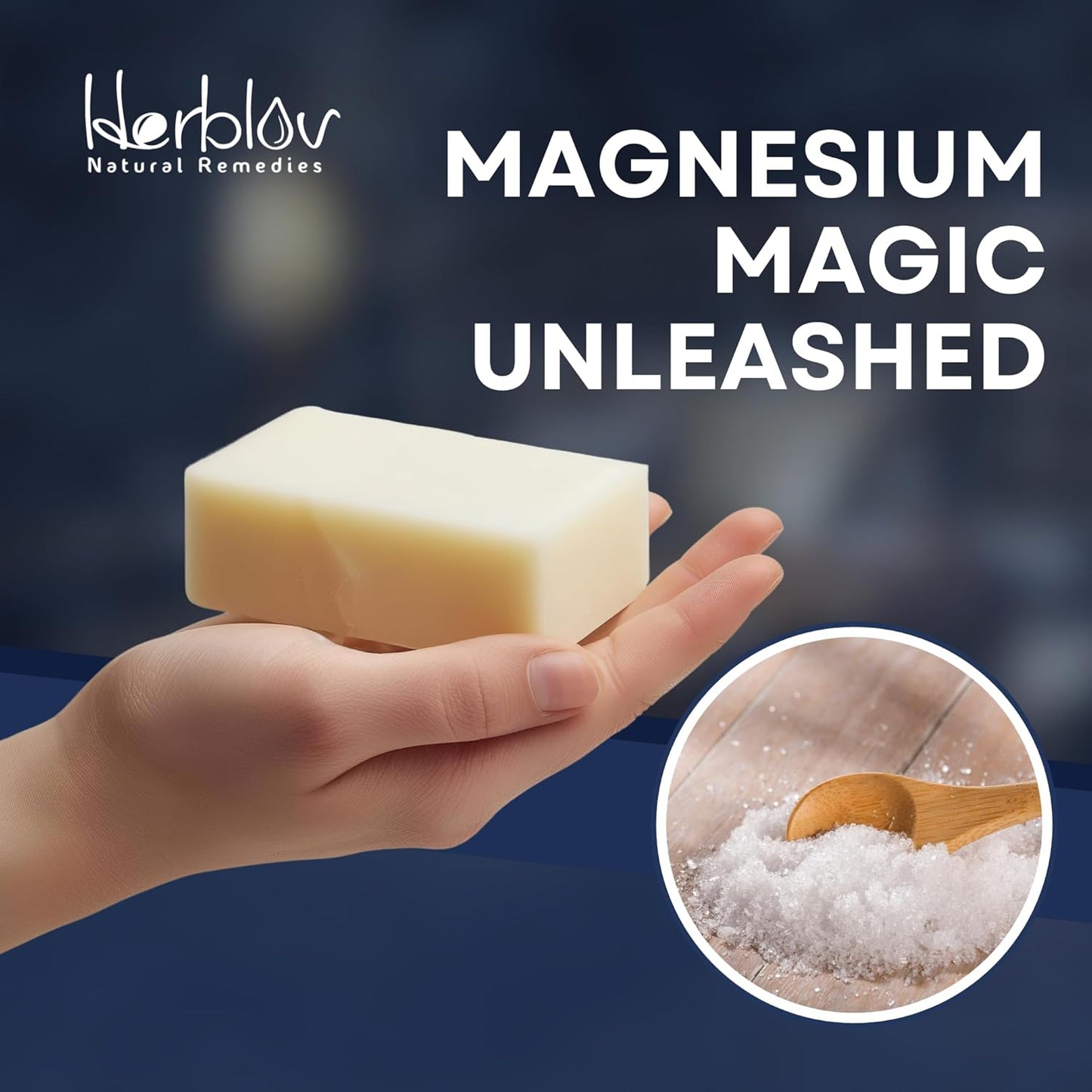 Dead Sea Magnesium Soap Bar – Deep Cleansing, Moisturizing Body Soap for Dry Itchy and All Skin Types – Shower Soap Soothes Muscles and Joints – All-Natural Exfoliating Face and Body Wash Made in USA