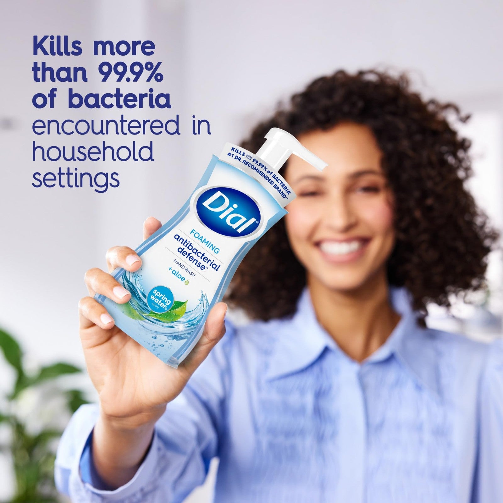 Dial Antibacterial Foaming Hand Soap Refill, Spring Water, 52 Fl Oz