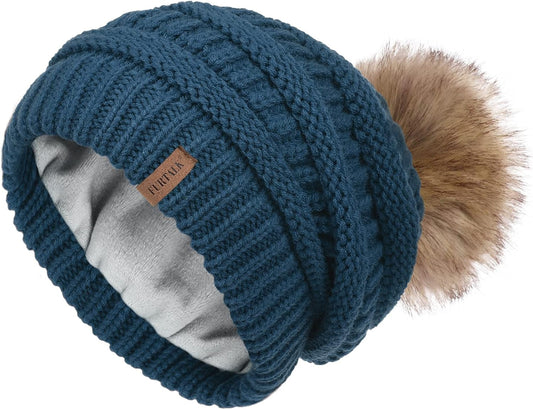Womens Winter Hat Slouchy Beanie for Women Knitted Winter Hats
