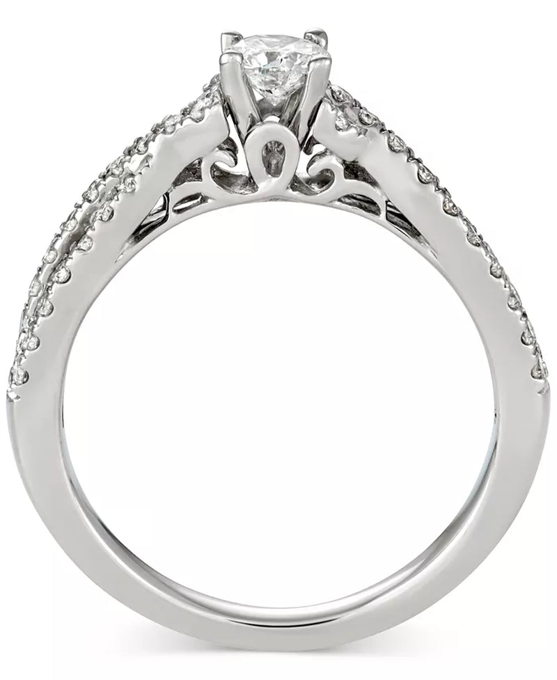 Diamond Engagement Ring (5/8 Ct. T.W.) in 14K White Gold