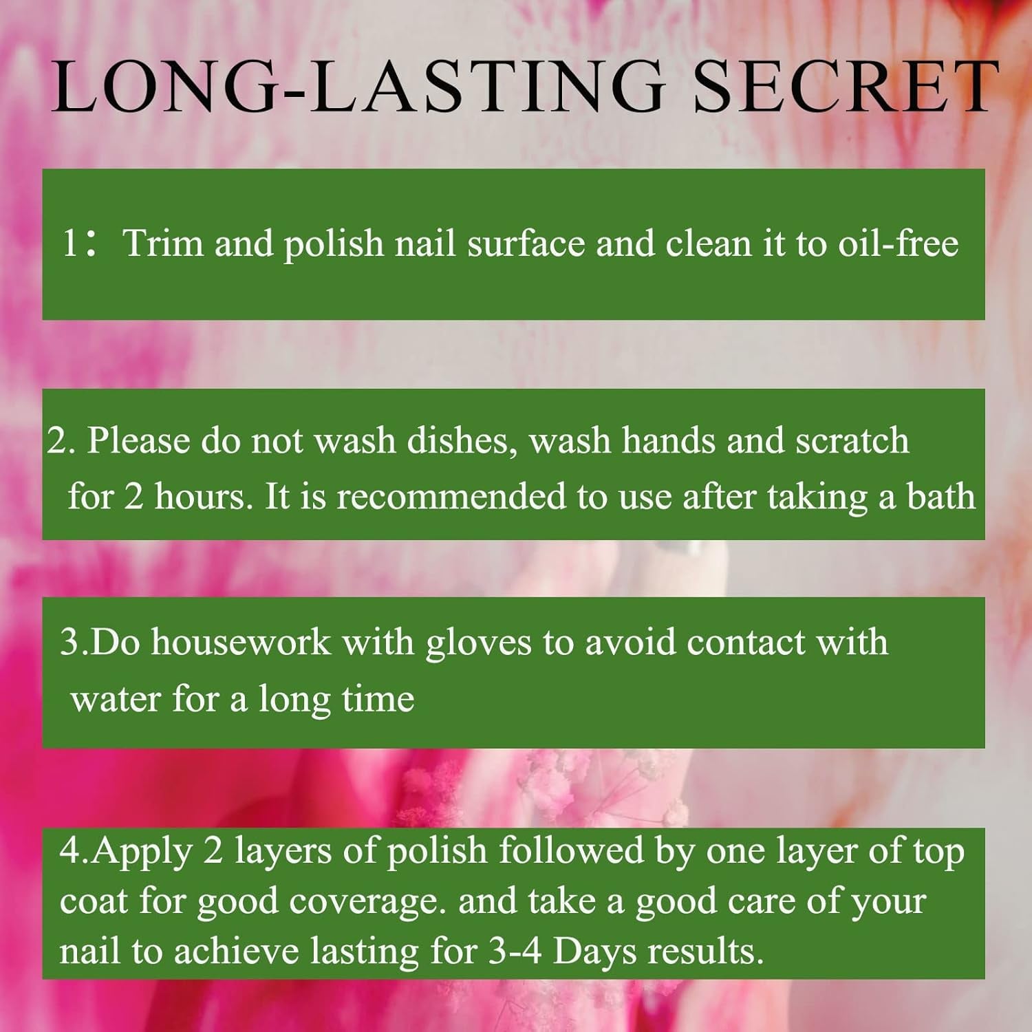 Nail Polish Set - Quick-Drying, Easy Peel-Off Nail Polish Kit for Women