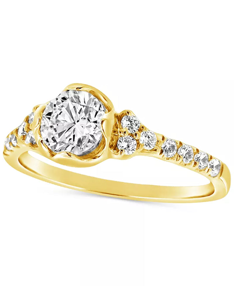 Diamond Engagement Ring (1 Ct. T.W.) in 14K Gold