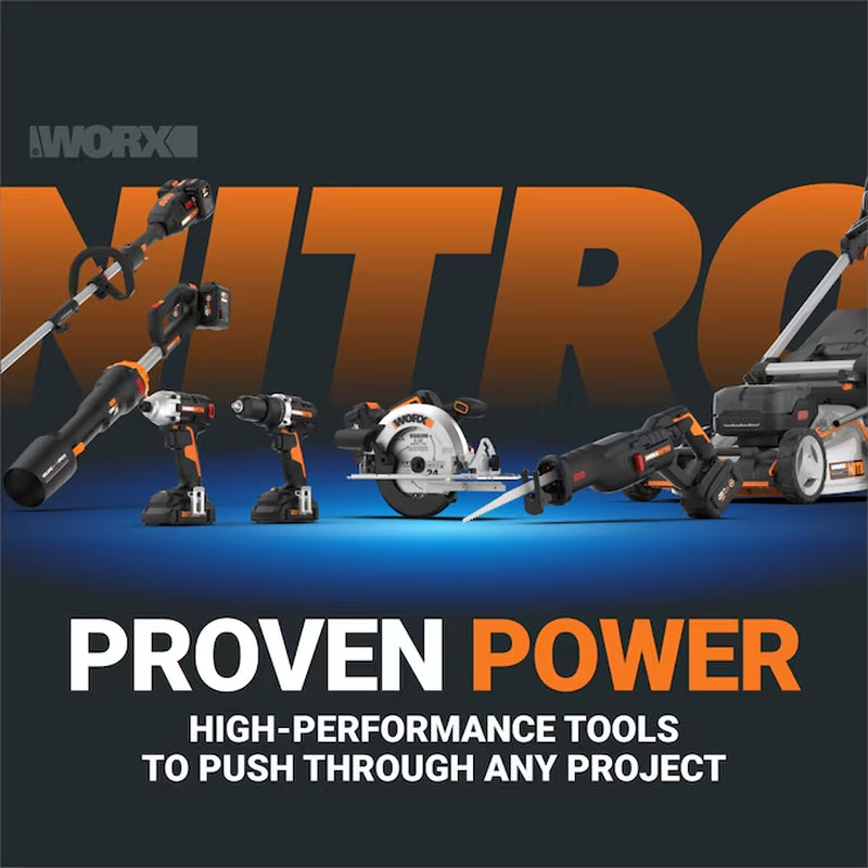 Nitro Power Share Brushless 40-Volt 16-In Battery 4 Ah Chainsaw Battery Included Charger Included