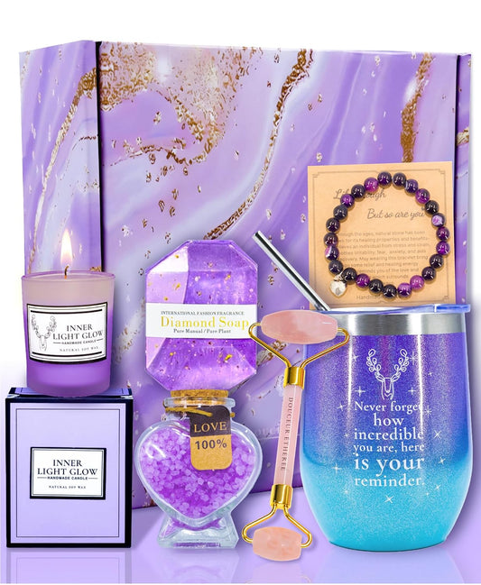 Gifts for Women, Birthday Gifts for Women, Valentine'S Day Gift, Birthday Gifts, Lavender Spa Gift Set, Valentines Gifts, Gifts for Girlfriend, Wife Gifts,