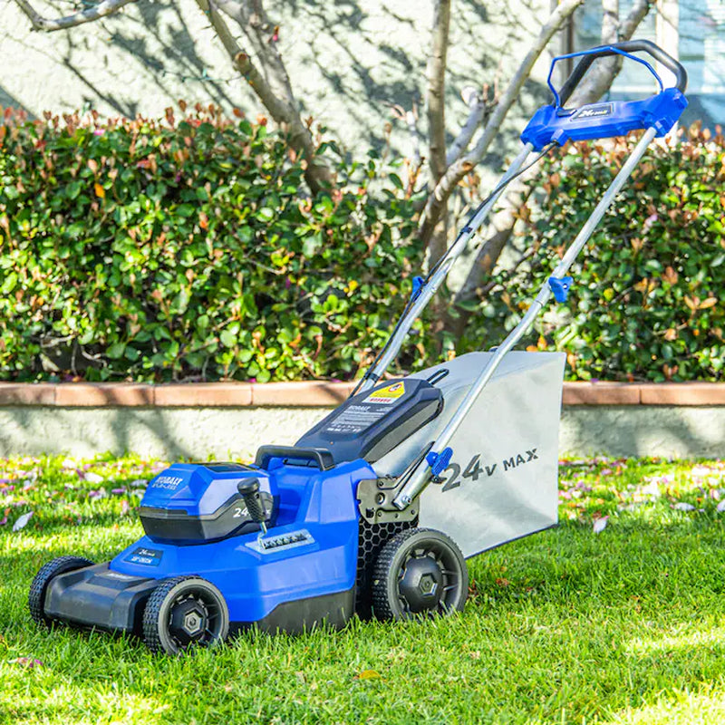 24-Volt, 16-In Push Battery Walk Mower with (Battery and Charger Not Included)