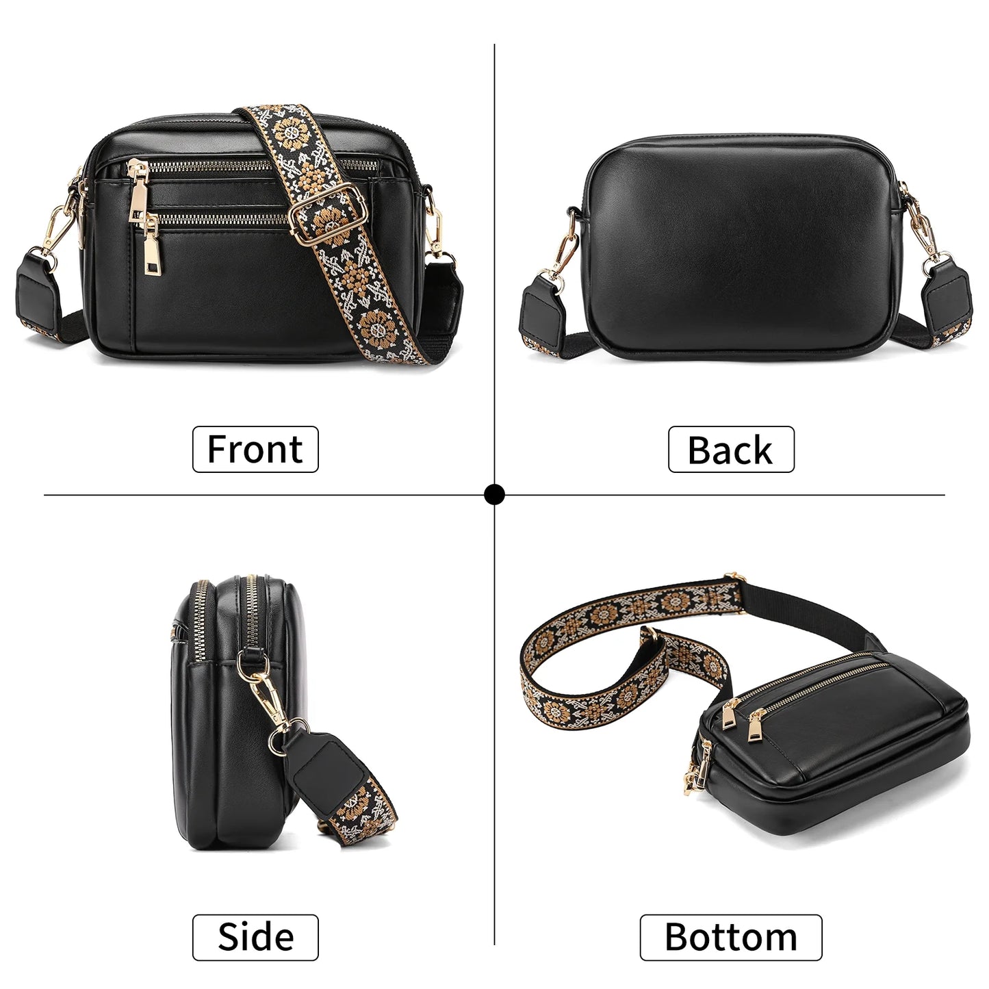 Cross Body Purses for Women Crossbody Bag, Small Crossbody Purses Leather Cross Body Bags Trendy Shoulder Handbags