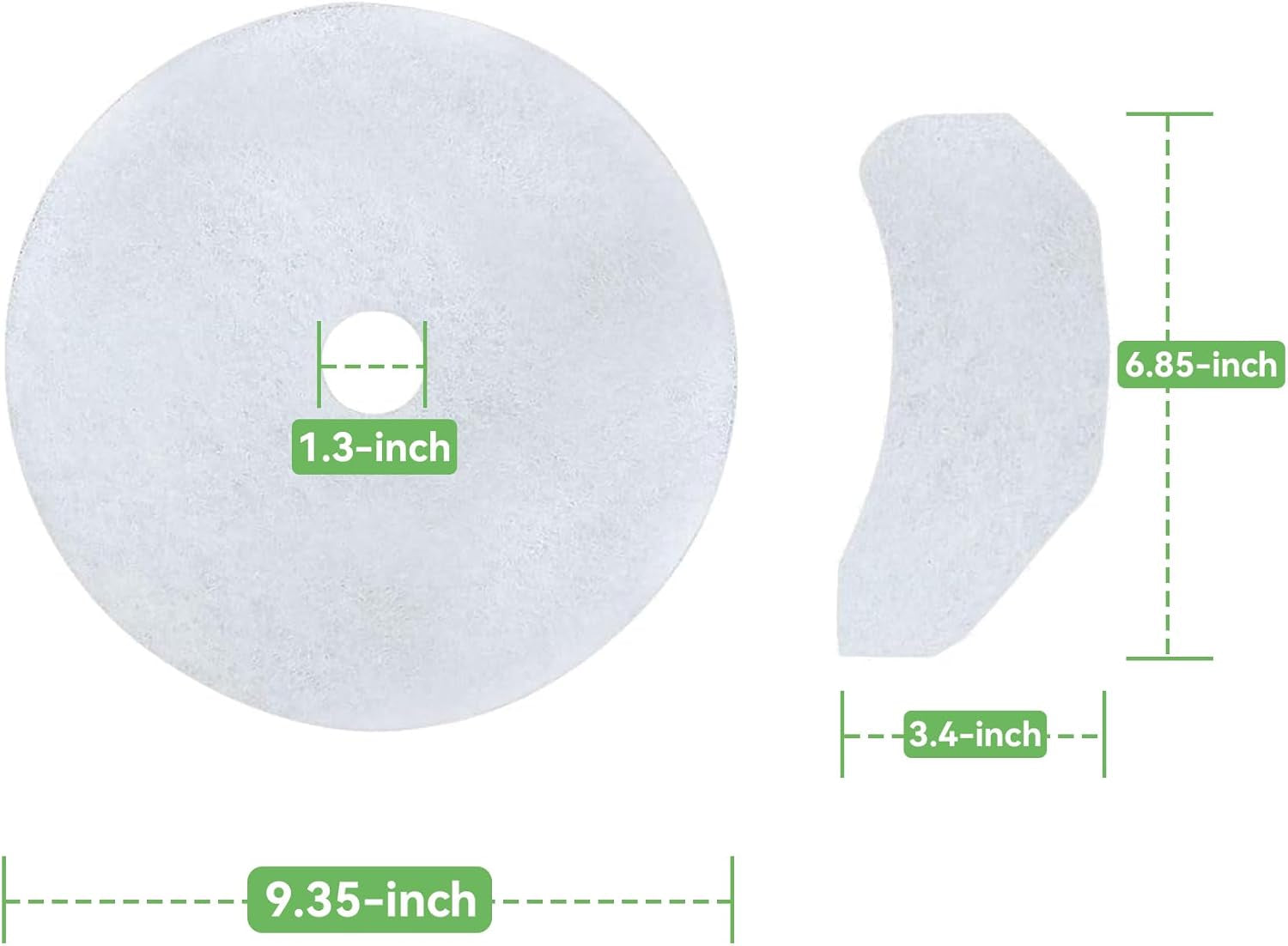25 PCS Compatible Cloth Dryer Filter Set, Cloth Dryer Replacement Include 20 Dryer Exhaust Filters/5 Dryer Air Intake Filters for Panda/Magic Chef/Sonya & Avant Dryers