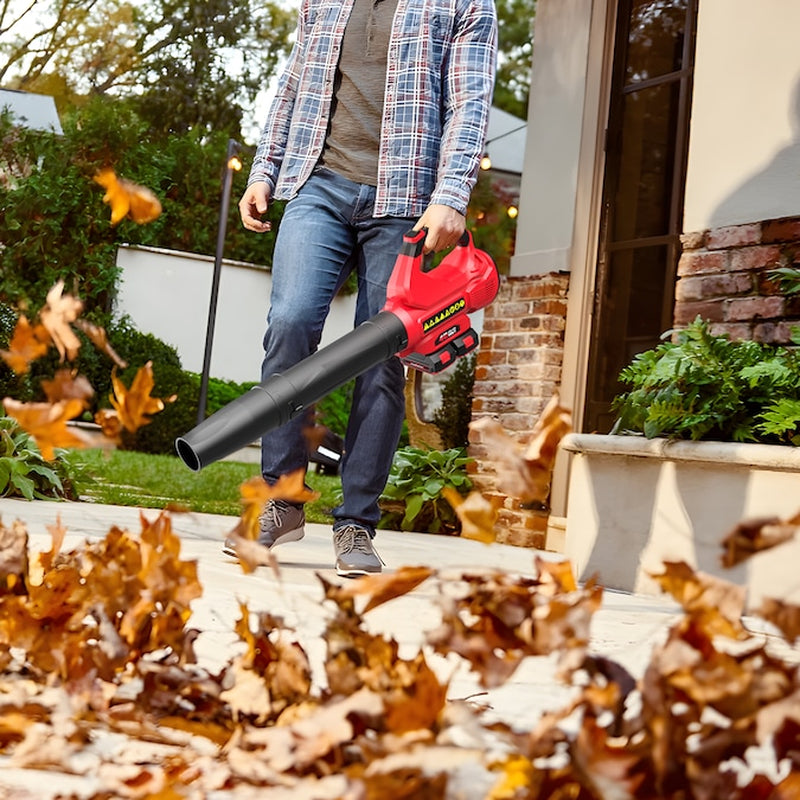24-Volt 450-CFM 130-MPH Battery Handheld Leaf Blower 2 Ah