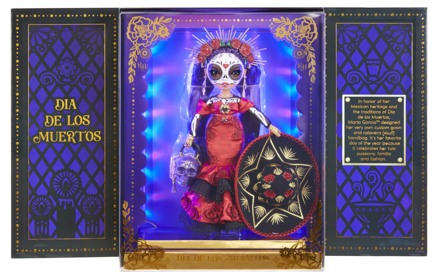 2022 Celebration Edition Maria Garcia Día De Los Muertos Collector Fashion Doll, Ages 4 & Up
