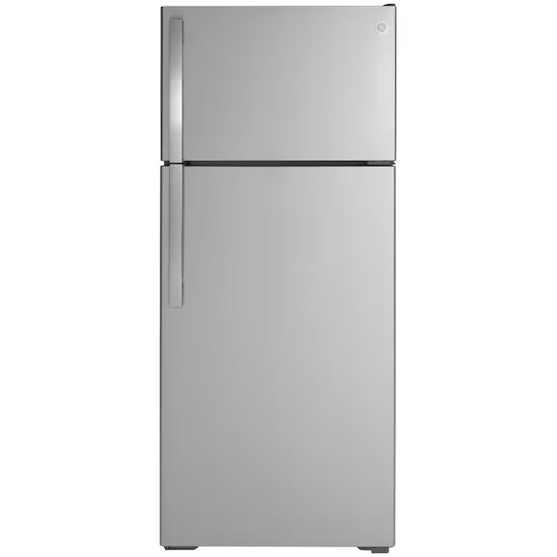 17.5-Cu Ft Standard-Depth 28-In Wide Top-Freezer Refrirator ( Stainless Steel )
