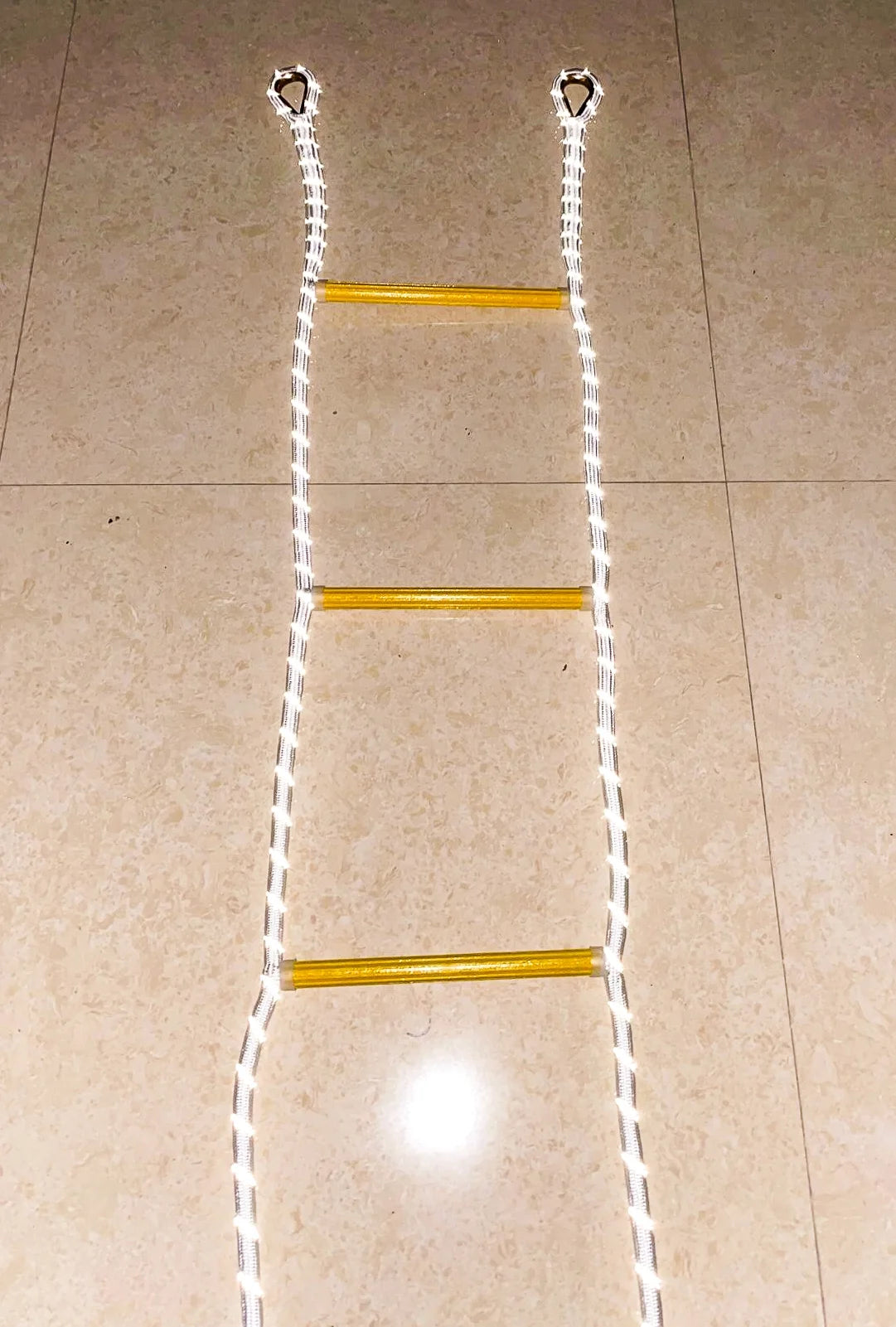 Ladder Rope 24Ft | Multifunctional Climbing Rope Ladder | Escape Ladder