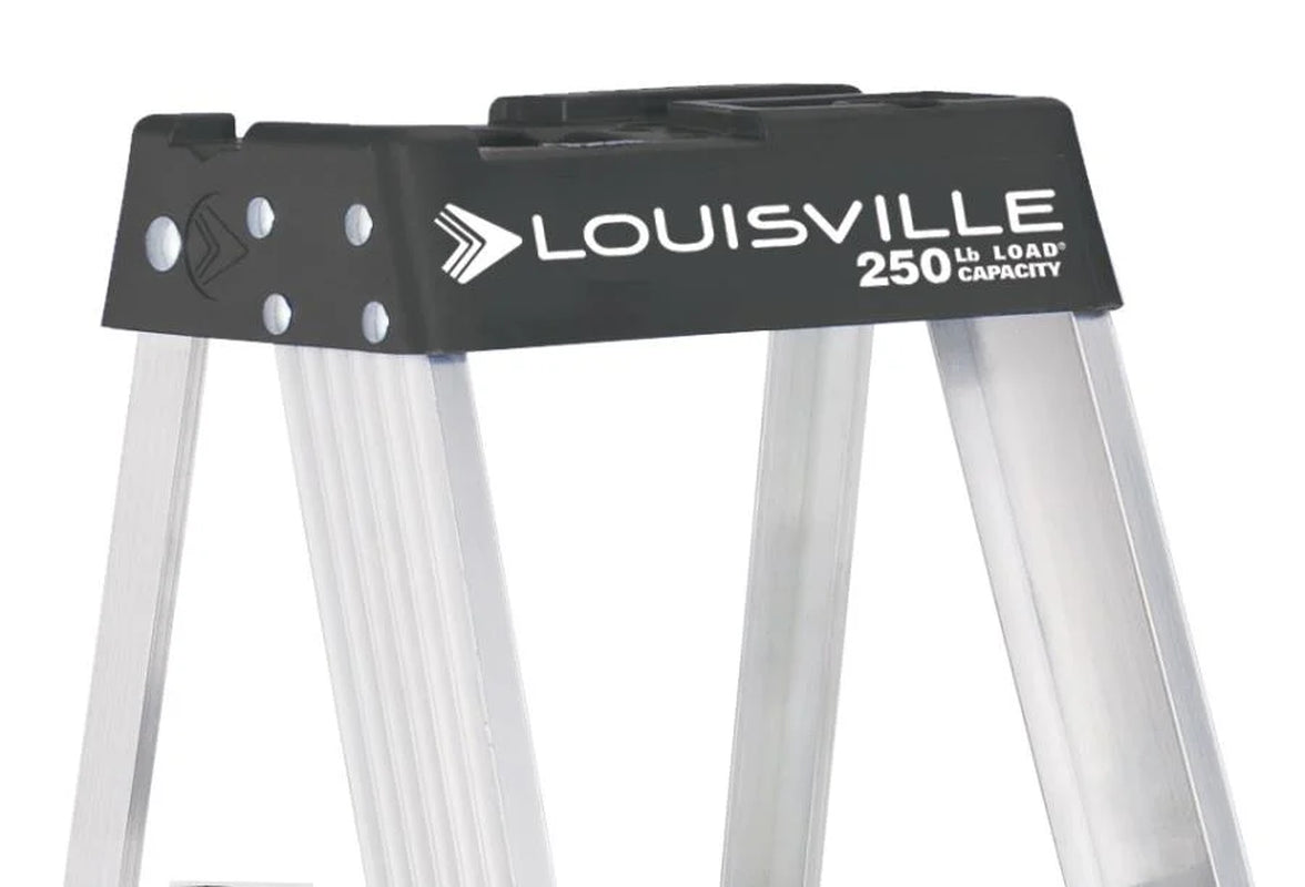 4' Aluminum Step Ladder, 250-Lb Capacity, W-2112-04S
