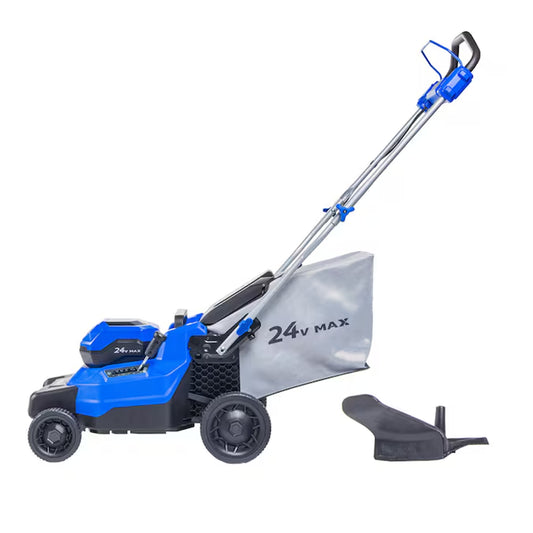 24-Volt, 16-In Push Battery Walk Mower with (Battery and Charger Not Included)