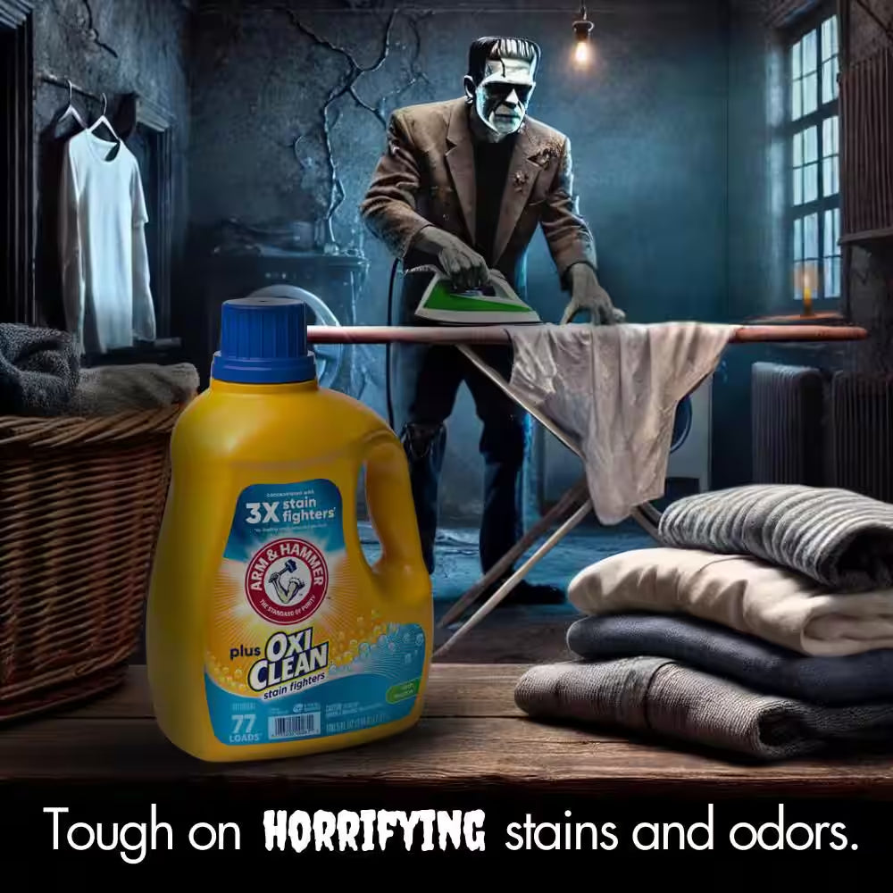 Fresh Scent plus Oxiclean Liquid Laundry Detergent, 77-Loads, 100.5 Fl.Oz.