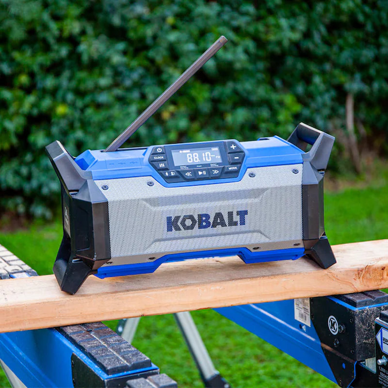 24-Volt Water Resistant Cordless Bluetooth Jobsite Radio
