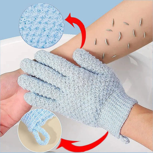 1PC Shower Scrub Gloves Bath for Peeling Exfoliating Gloves Massage for Body Scrub Sponge Wash Skin Moisturizing SPA Mitt