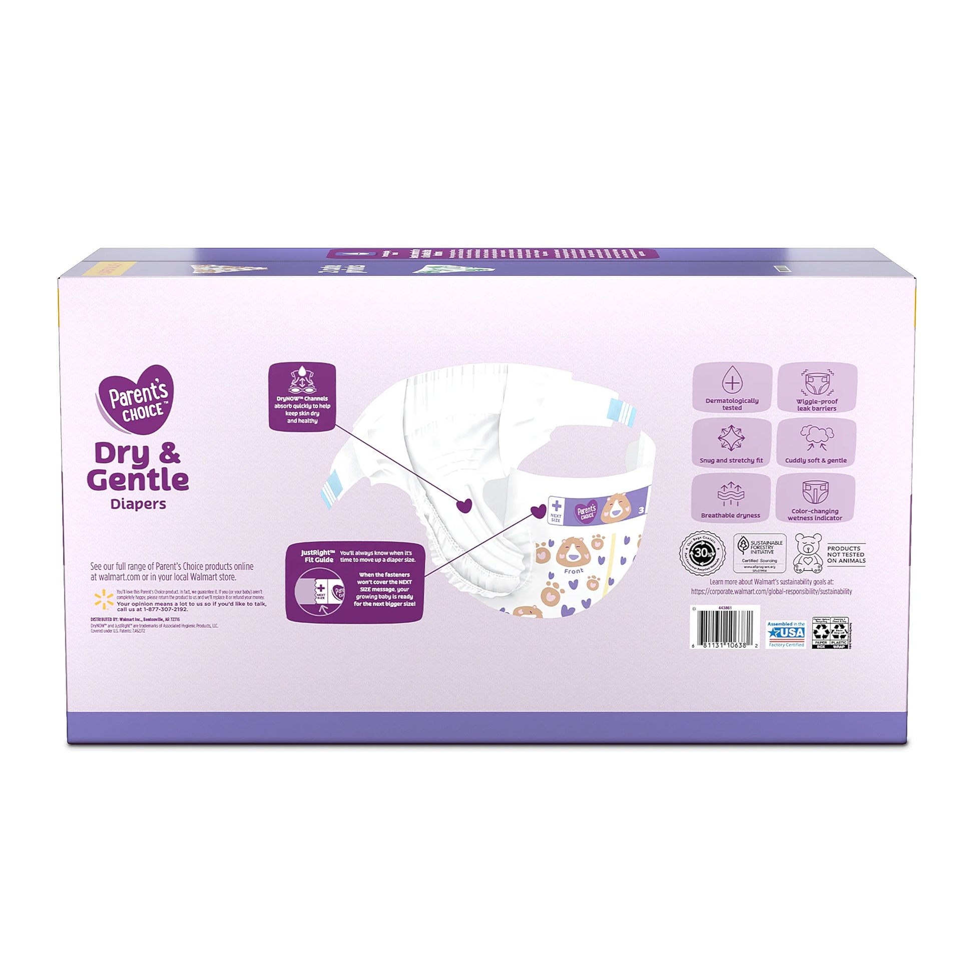 Dry & Gentle Diapers Size 3, 210 Count (Select for More Options)
