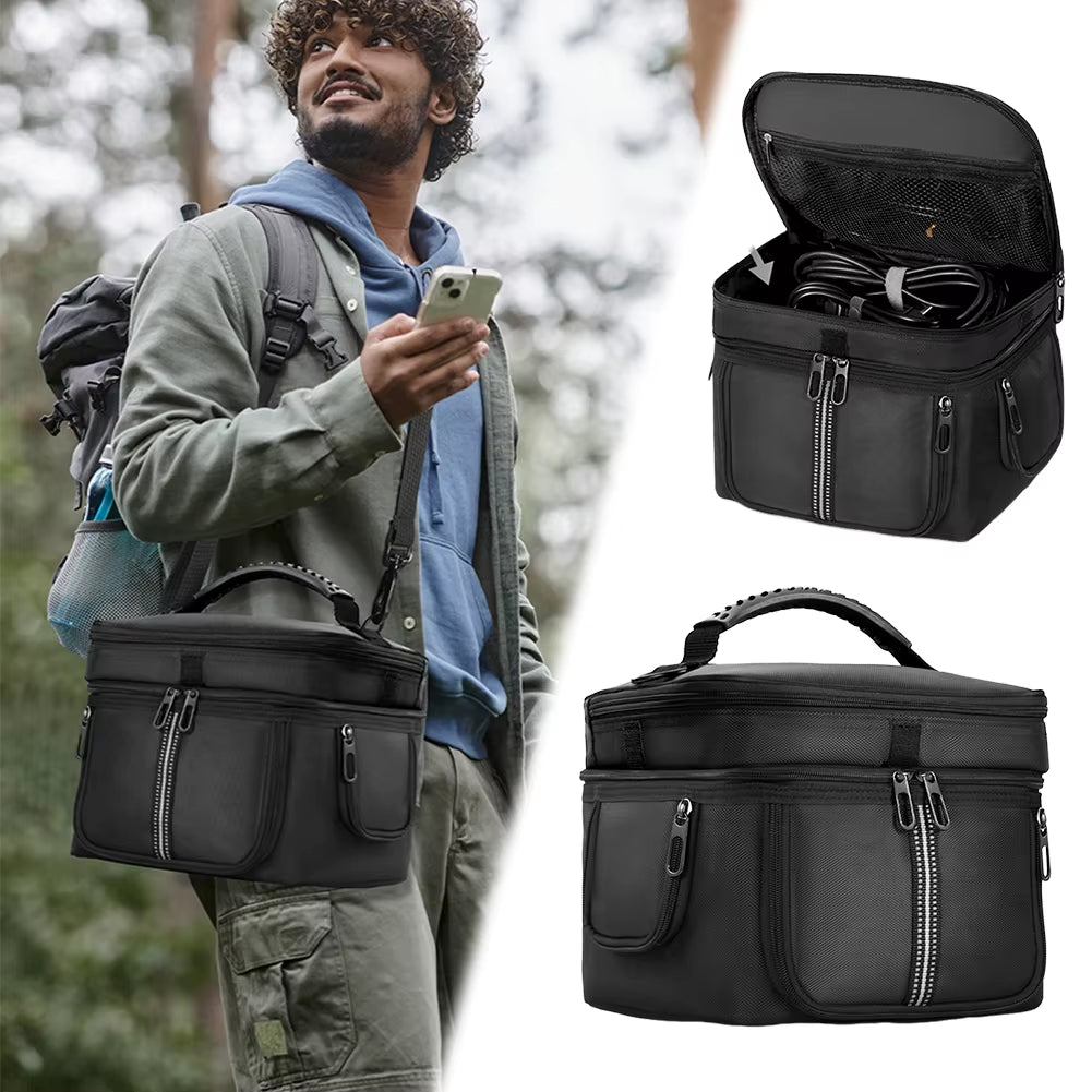 Carrying Case Portable Power Station Bag Anti-Drop Storage Case Travel Storage Bag for Ef Ecoflow Portable Power Station River 3