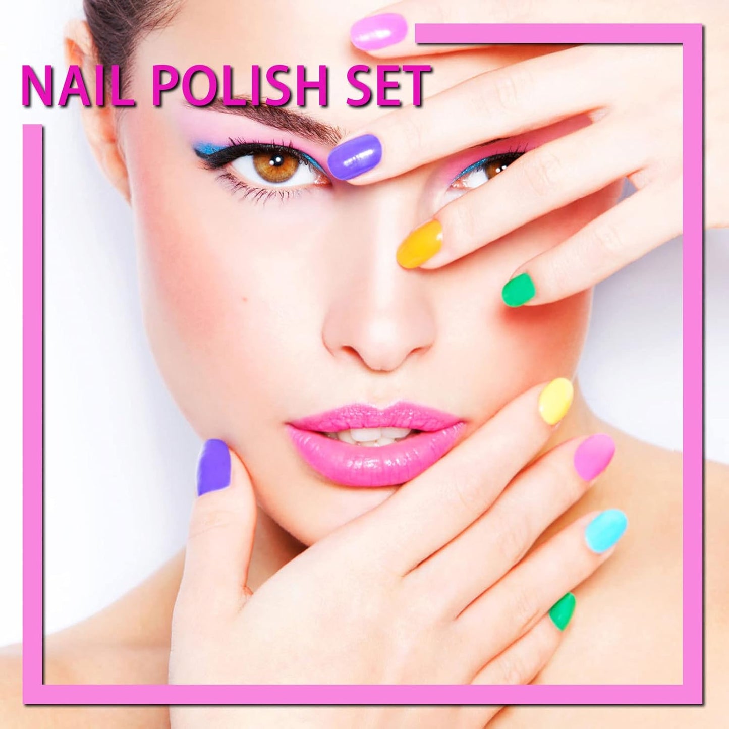 Nail Polish Set - Quick-Drying, Easy Peel-Off Nail Polish Kit for Women