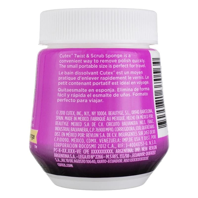 Nail Polish Remover Twist & Scrub Sponge 1.75 Oz