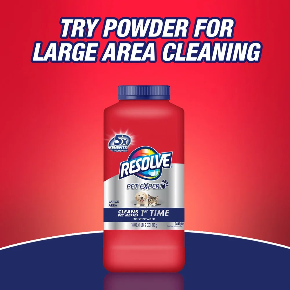 Dual Pack High Traffic Carpet Foam, 44Oz, Removes Stains