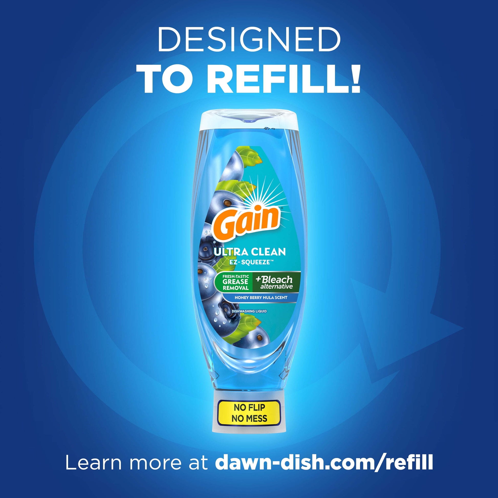 Ez-Squeeze Dishwashing Liquid Dish Soap, Honeyberry Hula, 14.7 Fl Oz