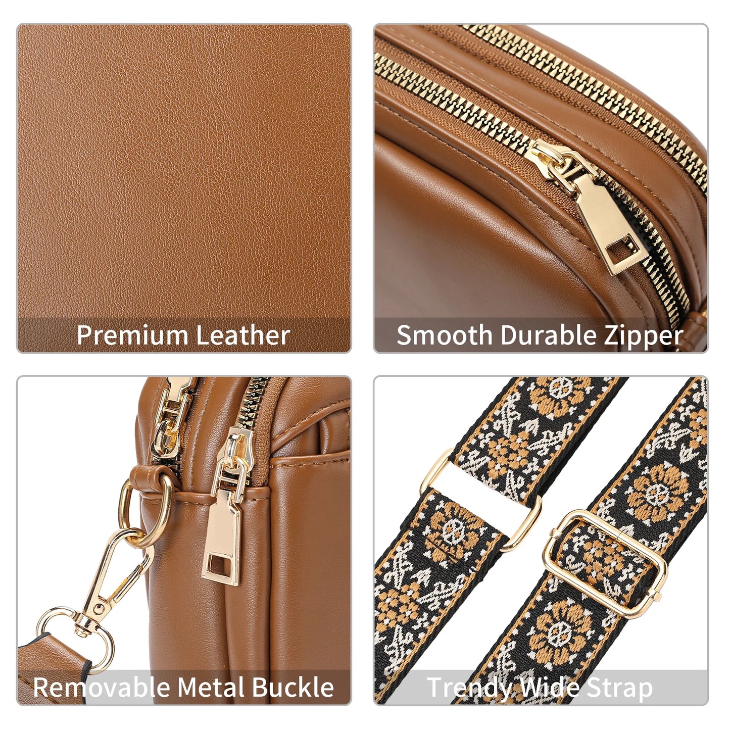 Cross Body Purses for Women Crossbody Bag, Small Crossbody Purses Leather Cross Body Bags Trendy Shoulder Handbags