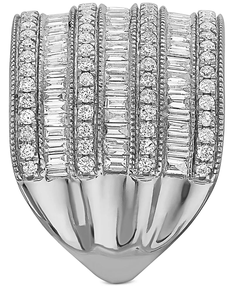EFFYÂ® Diamond Multi-Row Statement Ring (1-1/2 Ct. T.W.) in 14K White Gold, 14K Gold or 14K Rose Gold