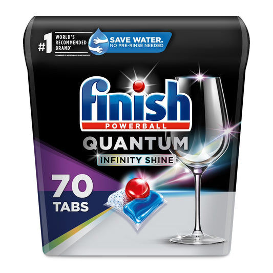 Quantum Infinity Shine 70Ct, Dishwasher Detergent Tabs