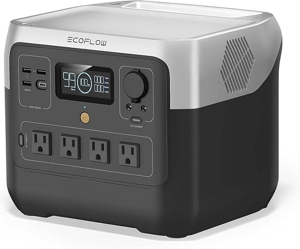 Portable Power Station RIVER 2 Pro 700,716Wh LFP Battery,1600W Solar Generator for Outdoor,Home Use